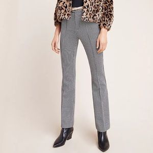 ANTHROPOLOGIE Essential flare Trouser Houndstooth